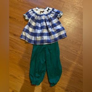 Sugar Plum Smocks dog smock